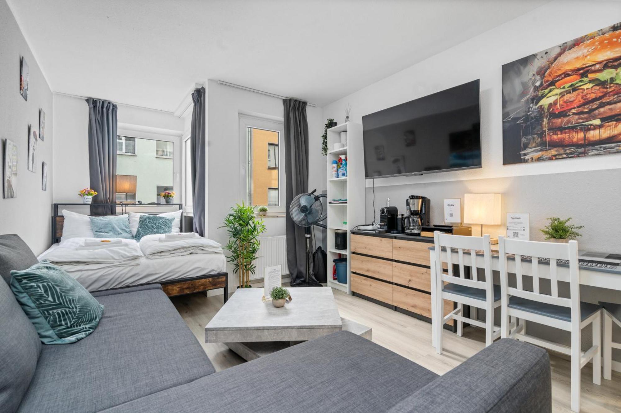 Messe, Monteure, Budget - Einfache Komfortable 2 Personen Wohnung Duisburg Exterior photo