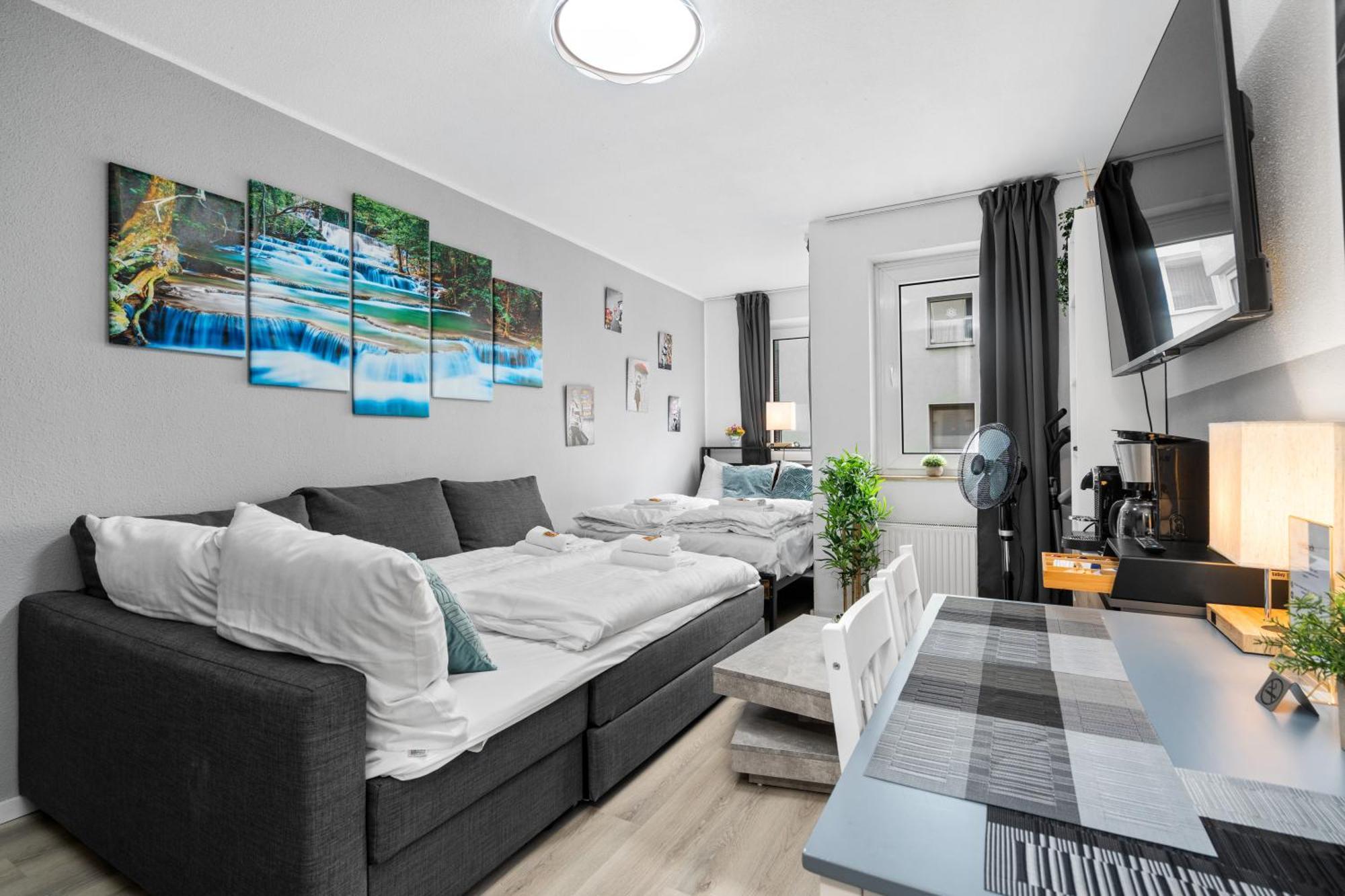 Messe, Monteure, Budget - Einfache Komfortable 2 Personen Wohnung Duisburg Exterior photo
